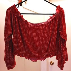 Off the shoulder top